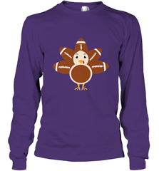Funny Football Turkey Fall Thanksgiving Football Long Sleeve T-Shirt Long Sleeve T-Shirt - jonhlittlestore88