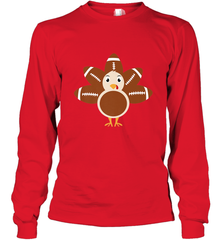 Funny Football Turkey Fall Thanksgiving Football Long Sleeve T-Shirt Long Sleeve T-Shirt - jonhlittlestore88