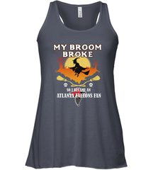 Broom Broke So I Became An Atlanta Falcons Fan  NFL Halloween Costume Women's Racerback Tank Women's Racerback Tank - jonhlittlestore88