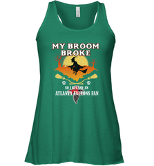 Broom Broke So I Became An Atlanta Falcons Fan  NFL Halloween Costume Women's Racerback Tank Women's Racerback Tank - jonhlittlestore88