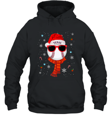 Texas Rangers Logo Christmas Baseball Player Glasses Santa Hat Pajama Gift Hooded Sweatshirt Hooded Sweatshirt - jonhlittlestore88