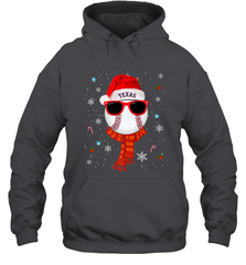 Texas Rangers Logo Christmas Baseball Player Glasses Santa Hat Pajama Gift Hooded Sweatshirt Hooded Sweatshirt - jonhlittlestore88