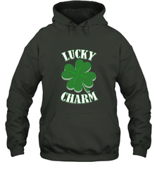 Lucky Charm Novelty St Patricks Day shirt Hooded Sweatshirt Hooded Sweatshirt - jonhlittlestore88