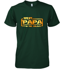 The best Papa in the galaxy Men's Premium T-Shirt Apparel - jonhlittlestore88