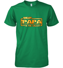 The best Papa in the galaxy Men's Premium T-Shirt Apparel - jonhlittlestore88