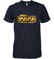 The best Papa in the galaxy Men's Premium T-Shirt Apparel - jonhlittlestore88