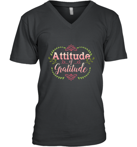Practice Gratitude and Celebrate Recovery Men's V-Neck Men's V-Neck / Black / S Men's V-Neck - jonhlittlestore88