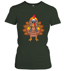 Cool Turkey Football Feathers Funny Thanksgiving Sports Gift Women's T-Shirt Women's T-Shirt - jonhlittlestore88