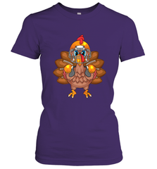 Cool Turkey Football Feathers Funny Thanksgiving Sports Gift Women's T-Shirt Women's T-Shirt - jonhlittlestore88