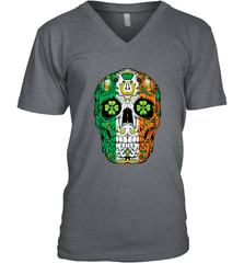 Sugar Skull Leprechaun T Shirt St Patricks Day Women Men Tee Men's V-Neck Men's V-Neck - jonhlittlestore88