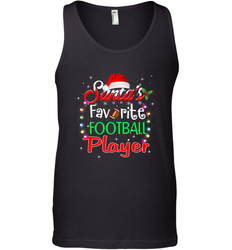 NFL Santa's Favorite Football Player Xmas Light Hat Christmas Men's Tank Top
