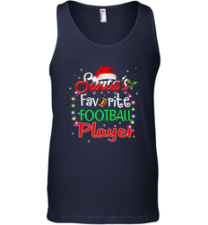 NFL Santa's Favorite Football Player Xmas Light Hat Christmas Men's Tank Top