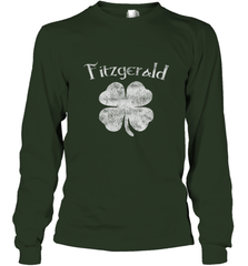 Vintage Fitzgerald Irish Shamrock St Patty's Day Long Sleeve T-Shirt Long Sleeve T-Shirt - jonhlittlestore88