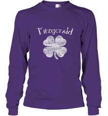 Vintage Fitzgerald Irish Shamrock St Patty's Day Long Sleeve T-Shirt Long Sleeve T-Shirt - jonhlittlestore88