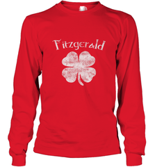 Vintage Fitzgerald Irish Shamrock St Patty's Day Long Sleeve T-Shirt Long Sleeve T-Shirt - jonhlittlestore88