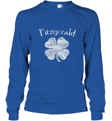 Vintage Fitzgerald Irish Shamrock St Patty's Day Long Sleeve T-Shirt Long Sleeve T-Shirt - jonhlittlestore88