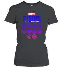 Marvel Rising Secret Warriors Hero Emblem Logo Women's T-Shirt Women's T-Shirt - jonhlittlestore88