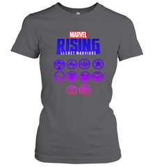 Marvel Rising Secret Warriors Hero Emblem Logo Women's T-Shirt Women's T-Shirt - jonhlittlestore88