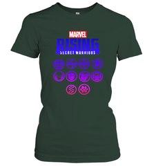 Marvel Rising Secret Warriors Hero Emblem Logo Women's T-Shirt Women's T-Shirt - jonhlittlestore88