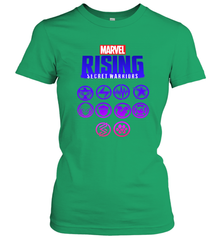 Marvel Rising Secret Warriors Hero Emblem Logo Women's T-Shirt Women's T-Shirt - jonhlittlestore88