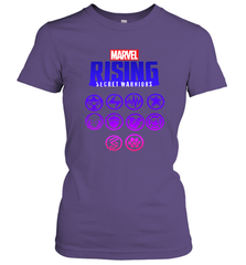 Marvel Rising Secret Warriors Hero Emblem Logo Women's T-Shirt Women's T-Shirt - jonhlittlestore88