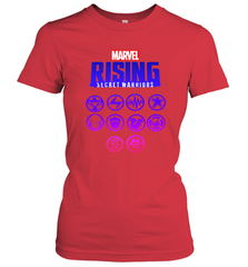 Marvel Rising Secret Warriors Hero Emblem Logo Women's T-Shirt Women's T-Shirt - jonhlittlestore88