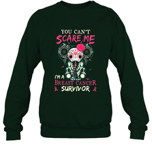 You can't Scare Me I'm Breast Cancer Survivor Elephant Funny Crewneck Sweatshirt Crewneck Sweatshirt - jonhlittlestore88