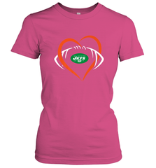 NFL New York Jets Heart Love Football Women's T-Shirt Women's T-Shirt - jonhlittlestore88