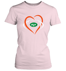 NFL New York Jets Heart Love Football Women's T-Shirt Women's T-Shirt - jonhlittlestore88