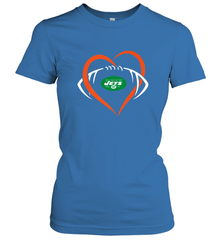 NFL New York Jets Heart Love Football Women's T-Shirt Women's T-Shirt - jonhlittlestore88