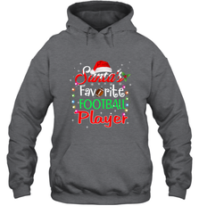 NFL Santa's Favorite Football Player Xmas Light Hat Christmas Hooded Sweatshirt Hooded Sweatshirt - jonhlittlestore88