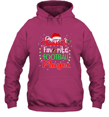 NFL Santa's Favorite Football Player Xmas Light Hat Christmas Hooded Sweatshirt Hooded Sweatshirt - jonhlittlestore88