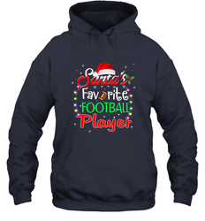 NFL Santa's Favorite Football Player Xmas Light Hat Christmas Hooded Sweatshirt