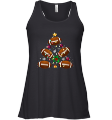 NFL Christmas Pajama Football Christmas Ornaments Tree Xmas Gift Women's Racerback Tank Women's Racerback Tank - jonhlittlestore88