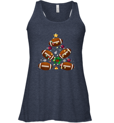 NFL Christmas Pajama Football Christmas Ornaments Tree Xmas Gift Women's Racerback Tank Women's Racerback Tank - jonhlittlestore88