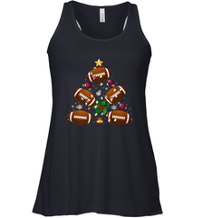 NFL Christmas Pajama Football Christmas Ornaments Tree Xmas Gift Women's Racerback Tank Women's Racerback Tank - jonhlittlestore88
