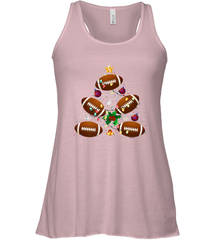 NFL Christmas Pajama Football Christmas Ornaments Tree Xmas Gift Women's Racerback Tank Women's Racerback Tank - jonhlittlestore88