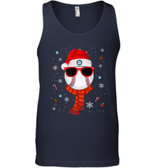 Seattle Mariners Logo Christmas Baseball Player Glasses Santa Hat Pajama Gift Men's Tank Top Men's Tank Top - jonhlittlestore88