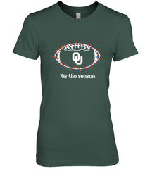 NFL Oklahoma Sooners Football And Christmas Lights Women's Premium T-Shirt Women's Premium T-Shirt - jonhlittlestore88