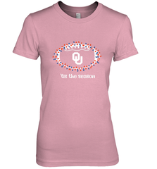 NFL Oklahoma Sooners Football And Christmas Lights Women's Premium T-Shirt Women's Premium T-Shirt - jonhlittlestore88