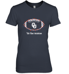 NFL Oklahoma Sooners Football And Christmas Lights Women's Premium T-Shirt Women's Premium T-Shirt - jonhlittlestore88