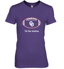 NFL Oklahoma Sooners Football And Christmas Lights Women's Premium T-Shirt Women's Premium T-Shirt - jonhlittlestore88