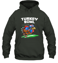 Cool Turkey Bowl _ Funny Thanksgiving Football Player Gift Hooded Sweatshirt Hooded Sweatshirt - jonhlittlestore88