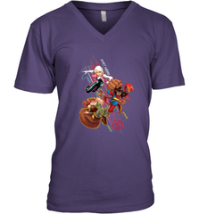 Marvel Rising Secret Warriors Group Shot Action Pose Men's V-Neck Men's V-Neck - jonhlittlestore88
