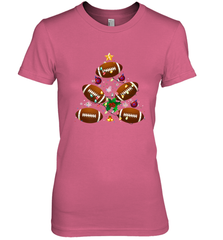 NFL Christmas Pajama Football Christmas Ornaments Tree Xmas Gift Women's Premium T-Shirt Women's Premium T-Shirt - jonhlittlestore88