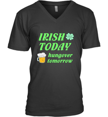 Irish today hungover tomorrow St Patricks Day Shirt Men's V-Neck Men's V-Neck - jonhlittlestore88