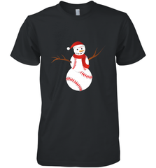 Snowman Baseball Christmas Men's Premium T-Shirt Men's Premium T-Shirt - jonhlittlestore88