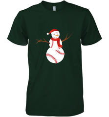 Snowman Baseball Christmas Men's Premium T-Shirt Men's Premium T-Shirt - jonhlittlestore88