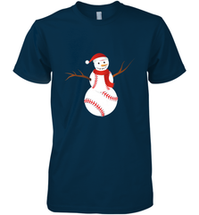 Snowman Baseball Christmas Men's Premium T-Shirt Men's Premium T-Shirt - jonhlittlestore88