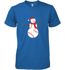Snowman Baseball Christmas Men's Premium T-Shirt Men's Premium T-Shirt - jonhlittlestore88